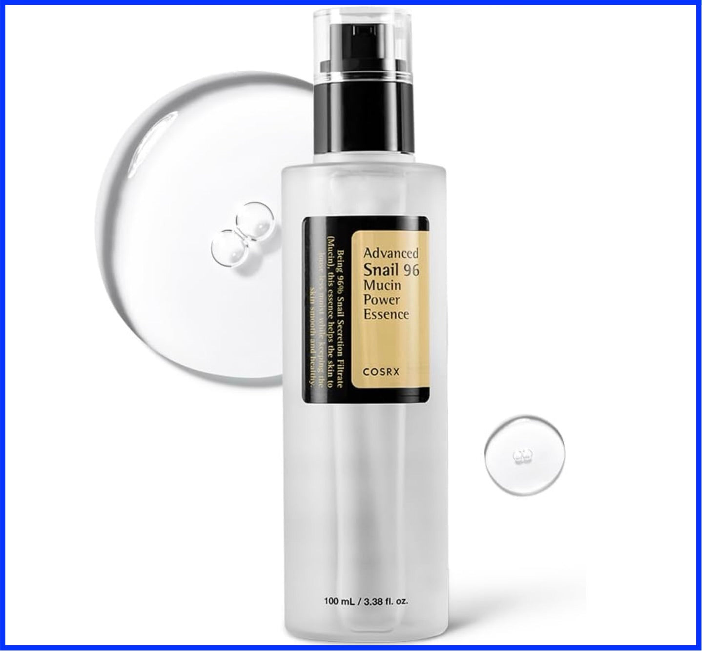 COSRX Advanced Snail 96 Mucin Power Essence 100ml | Korean Skincare Hydrating Serum for Repair & Glow