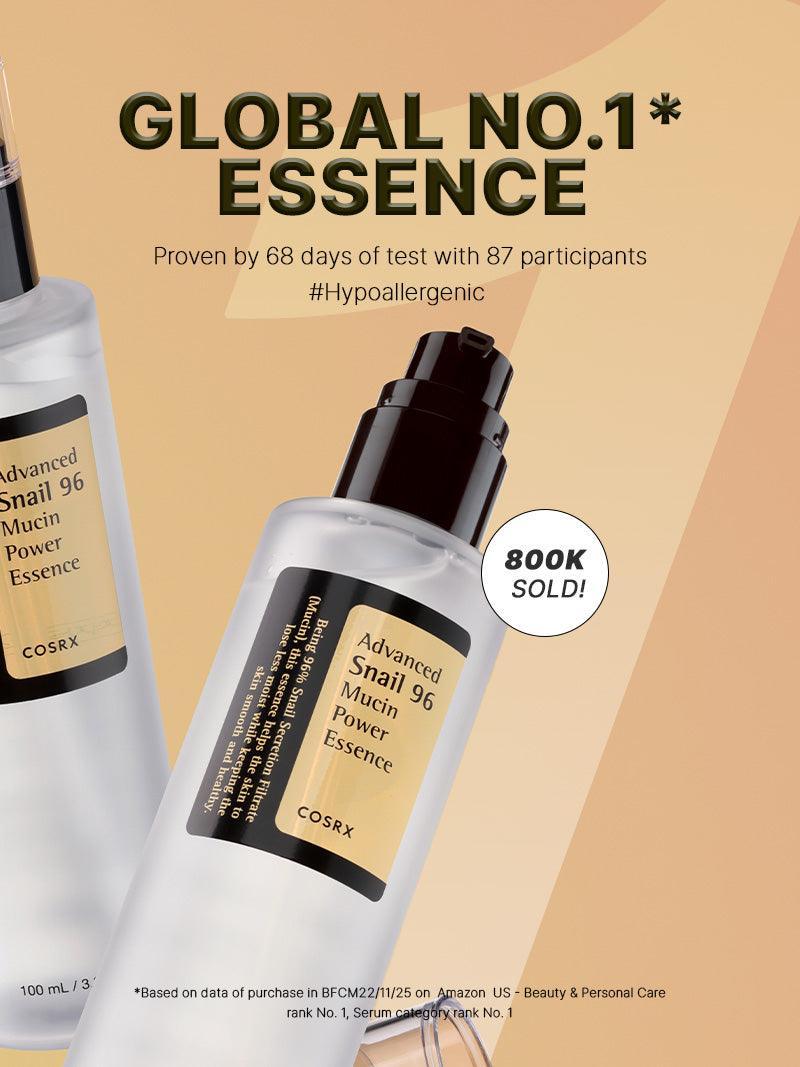 COSRX Advanced Snail 96 Mucin Power Essence 100ml | Korean Skincare Hydrating Serum for Repair & Glow