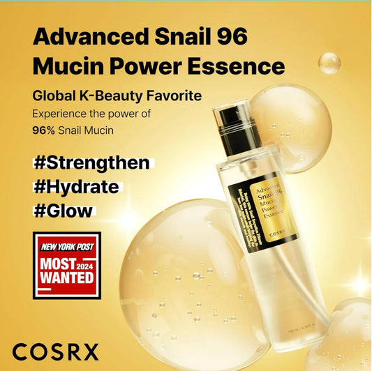 COSRX Advanced Snail 96 Mucin Power Essence 100ml | Korean Skincare Hydrating Serum for Repair & Glow